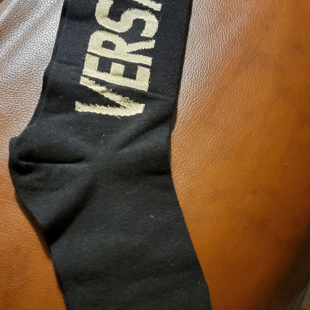 versace black socks